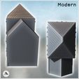 5.jpg Modern slate-roofed building with annex and upper floor (20) - Modern WW2 WW1 World War Diaroma Wargaming RPG Mini Hobby