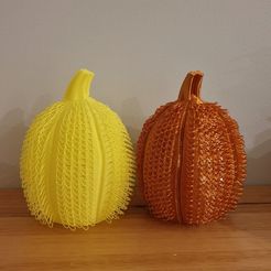 c20211008_205044.jpg Free STL file Loopy Pumpkin Halloween decoration・3D printing design to download