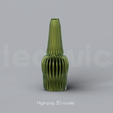 A_10_Renders_00.png Niedwica Vase A_10 | 3D printing vase | 3D model | STL files | Home decor | 3D vases | Modern vases | Abstract design | 3D printing | vase mode | STL