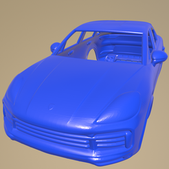 b09_013.png Datei STL Porsche Cayenne Coupe Turbo 2019 PRINTABLE CAR BODY・Modell für 3D-Druck zum herunterladen
