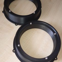 Anillo Adaptador De Altavoz 6.5″ Para Mercedes Clase E 2012 – Par De Espaciadores De ABS, Resistente A Humedad Y Fácil Instalación