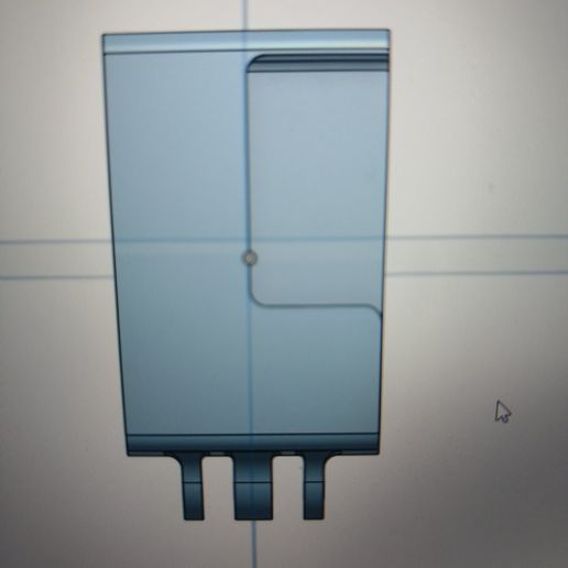 GoPro 7 silver fpv mount 3D model