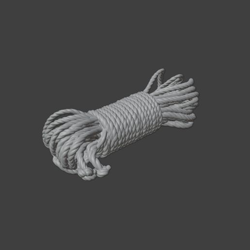 1/35 Scale Coiled Rope - Tank Stowage