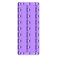 uBeamX-plate-17x7C2.stl Générateur ultime de LegoBeam/BitBeam