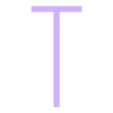 T.STL Alphabet and numbers 3D font "Geo