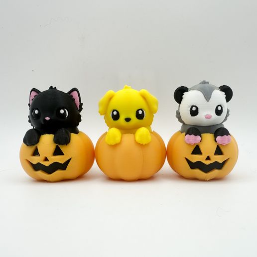 Animal Pumpkin Clickers