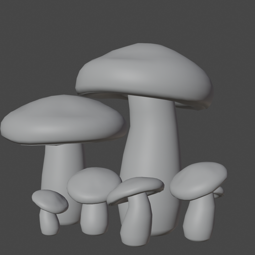 fungi kingdom 3D model