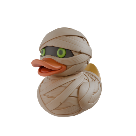 Mummy Duck 3D model