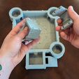 Castle-Keep-Assemble-00;00;35;12.jpg Castle - Norman Keep, DND scenery, medieval building, fantasy architecture, wargame scenery, 28mm and 32mm scale