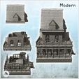 3.jpg Modern spooky manor house with staircase and stone platform (2) - Cold Era Modern Warfare Conflict World War 3
