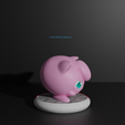 JIgglypuff3.png Igglybuff, jigglypuff, Wigglytuff and Scream tail 3D print model