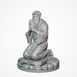 foto-6.png Preto Velho in Prayer - Umbanda Spiritual Entity Miniature Statue