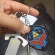 zelda2.png Keychain Hylian Shield/ Escudo Zelda keychain