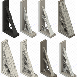 GenerativeBookends.png Archivo STL Sujetalibros de diseño generativo・Design para impresora 3D para descargar