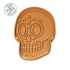 Mexico_Theme_06.jpg STL-Datei Totenkopf - Mexikanische Kultur (Nr. 6) - Ausstechform - Fondant - Polymer Clay・Design zum Herunterladen und 3D-Drucken