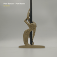 IMG_20190220_084848.png STL file Pole Dancer - Pen Holder・3D printable design to download