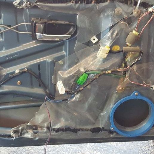 20160607_200232.jpg Soportes del altavoz de la puerta delantera para Subaru