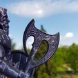 20190428_110942.jpg Archivo STL gratis Escultura bárbara vikinga・Diseño por impresión en 3D para descargar