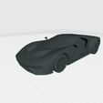 FORD GT.png Ford GT 3D Model Car Stl File With Personalized Display Stand Ready For 3D Printing