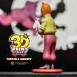 9.jpg tintin and snowy  3d model 3D printing-ready