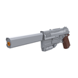 4.png 10mm Pistol - Fallout 4 - Printable 3d model - STL + CAD bundle - Commercial Use