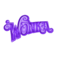 Willy Wonka Letter II.stl Wonka Charm: 3D Sign Inspired by the Magical Movie