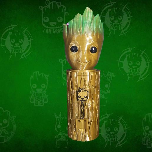groot matte set 3D model