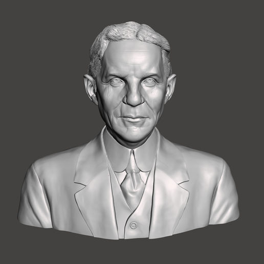 Henry-Ford-1.png Modèle 3D de Henry Ford - Fichier STL de haute qualité pour l'impression 3D (UTILISATION PERSONNELLE)