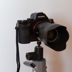 29effdc2f0ff15bdc48b56e024edd126_display_large.jpg STL-Datei Tripod Ball Head kostenlos・3D-druckbares Design zum herunterladen