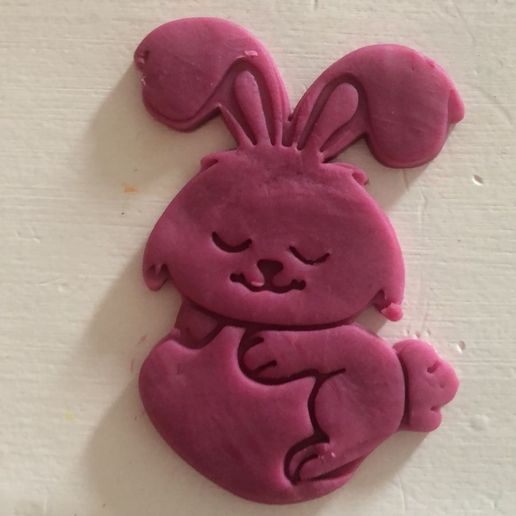 Rabbit dough cutter 3D model