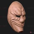 07.jpg Dallas Mask - Payday 2 Mask - Halloween Cosplay Mask 3D print model