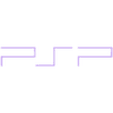 logo psp.stl PSP GAMES CASE / HOLDER / DISPLAY