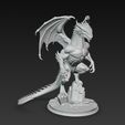 a48.png1.png Muskulöser Zweibeiner-Drache | Dämonische geflügelte Kreatur