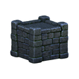 model.png stylized stone fence no.1