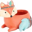 518zITntPwL._AC_SL1080_.jpg Fox pot planter 3d model stl for 3d printing