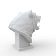 Base-Render-3.4.jpg Бюст головы медведя STL 3D Print Модель реалистичная, высокая детализация