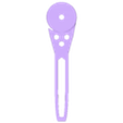 RatchetWrench_printinplace.stl Ratchet Wrench V2 - Stronger, Thiccr, and Print-in-place