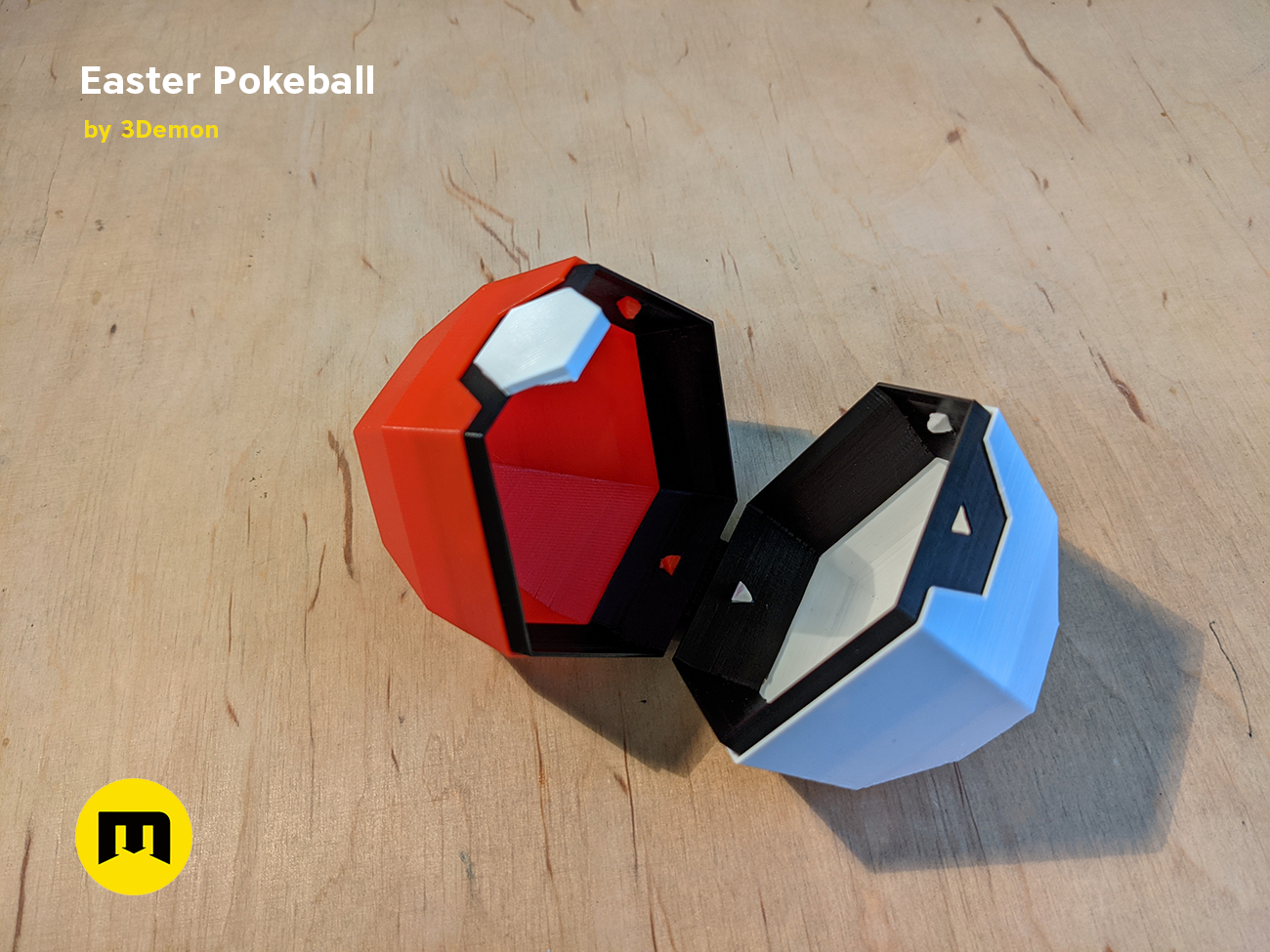 PXL_20210331_151622606.png Free 3D file Pokeball Easter Egg Box Decoration・3D printable model to download, 3D-mon