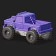 1-04.jpg Modular Monster Truck Toy - 3D Printable Assembly Kit