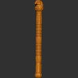 Egyptian-Horus-pharaoh-Walking-Stick-Handle-3D-Printable-Model-CNC-2.jpg Bâton de marche égyptien Horus pharaon Modèle 3D imprimable CNC (4)
