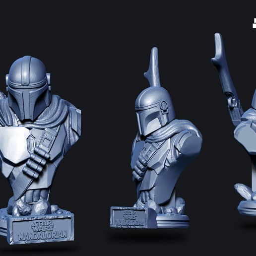 front.jpg Star Wars The Mandalorian BUST