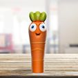 Carrot_pencil_cap.jpg Carrot Pencil Cap - for 3D Printing