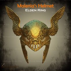 1.jpg Malenia Helmet From Elden Ring - Fan Art 3D print model