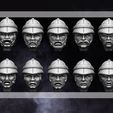 ZW-Heads.jpg British Lancers Colonial Zulu War 28mm