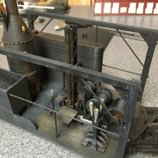 🚕 Ranwood Lumber Open Cab American Log Loader - G Scale・ STL File for ...