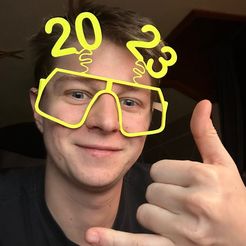 WhatsApp-Image-2022-12-30-at-20.56.16.jpeg STL-Datei 2023 Gläser kostenlos・3D-druckbares Design zum herunterladen