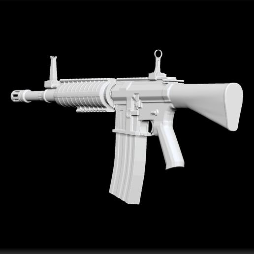 🔫 m4 - assault m4 - rifle m4 - 3D model m4 - stl m4 - weapon・ STL File ...