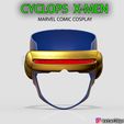 001.jpg Cyclops X-Men Helmet - Marvel Comic cosplay 3D print model