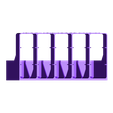 SR25 Mag Rack.stl Rack per caricatori Airsoft (M4, G3, VSS e SR25)