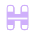 H.stl Cookie Cutter Letters Alphabet